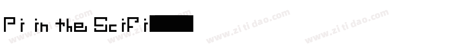 Pi in the SciFi字体转换
